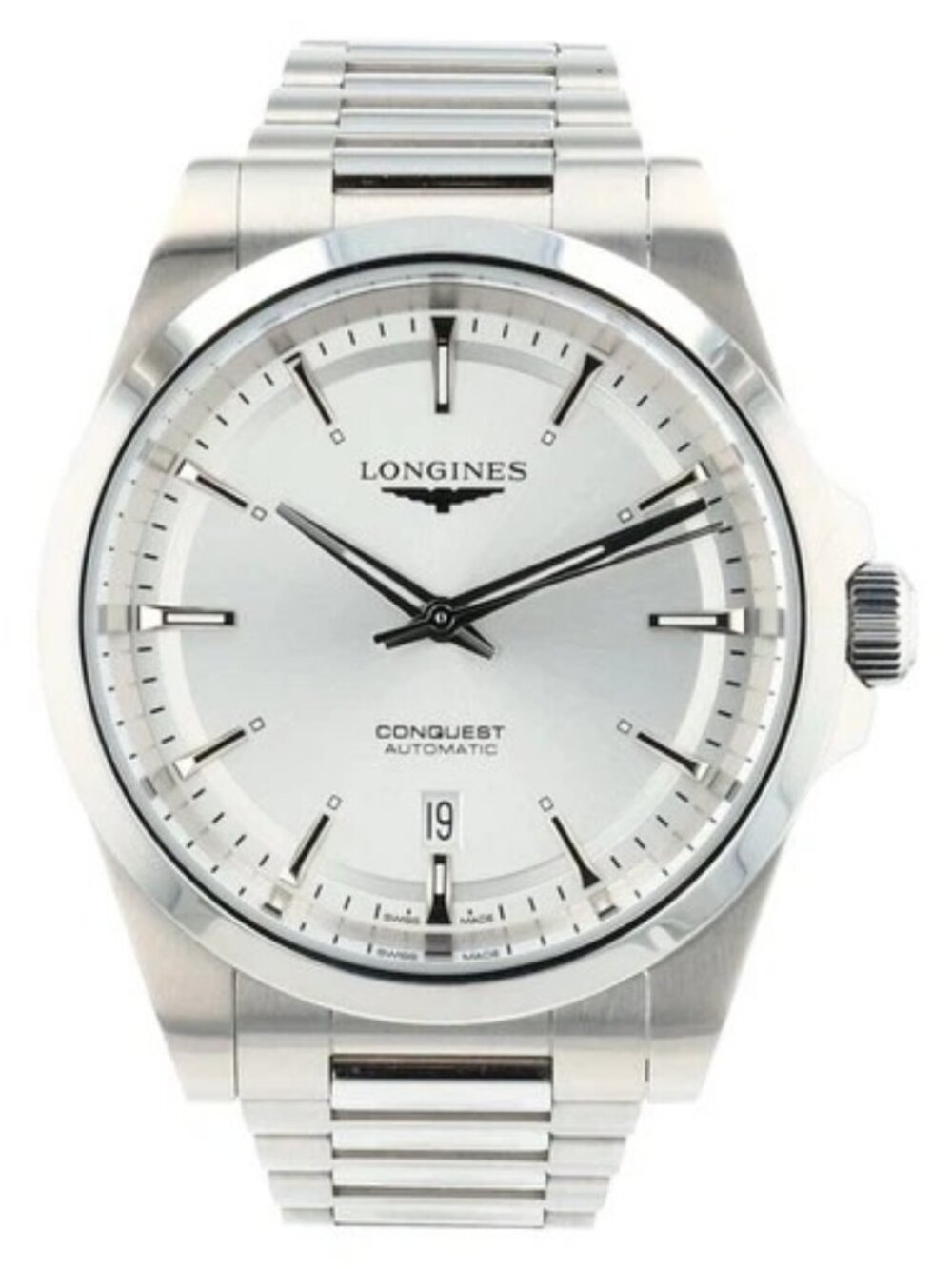 Longines Conquest Stainless Steel Silver Dial 41mm Automatic Watch L3.830.4